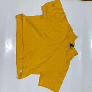 Yellow Cropped T-Shirt